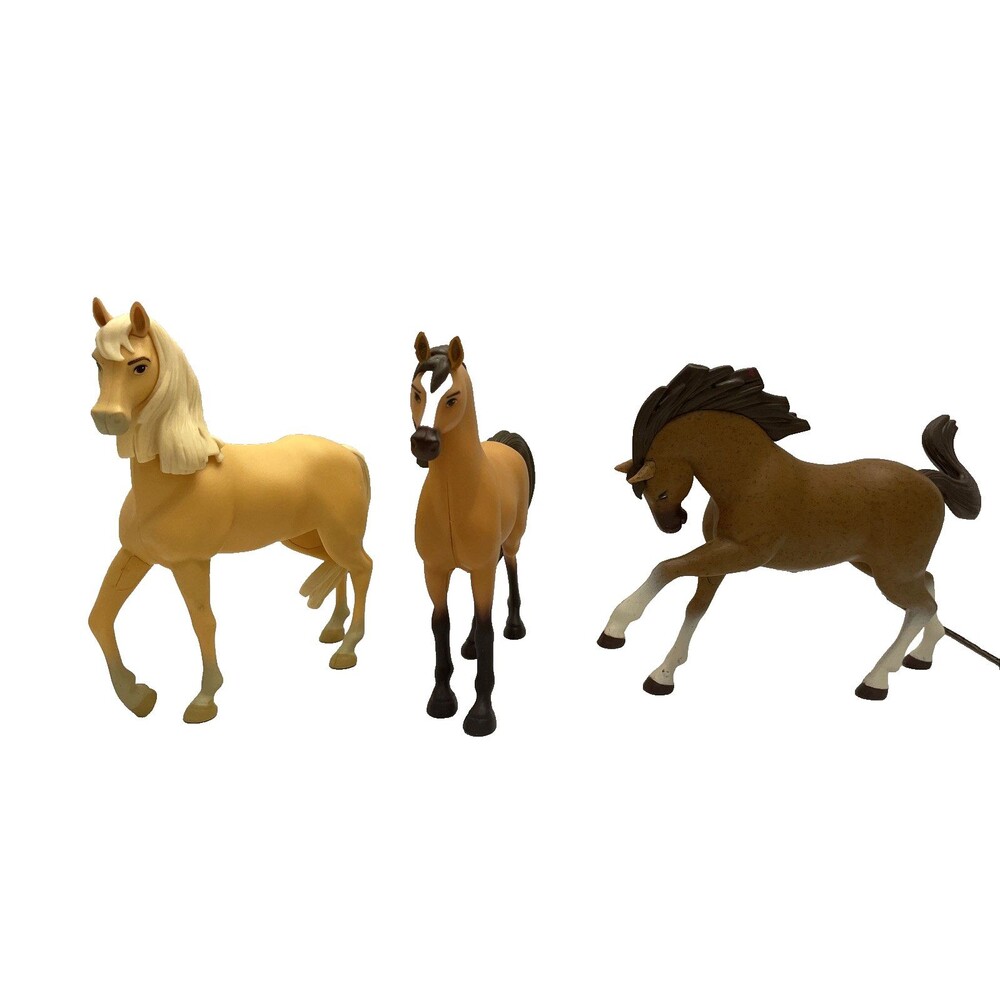 Dreamworks Spirit Riding Free 7" Horses Jalapeno Chica Linda & Spirit Lot of 3